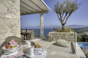 Luxury villa with sea views near Kassiopi