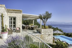 Luxury villa with sea views near Kassiopi